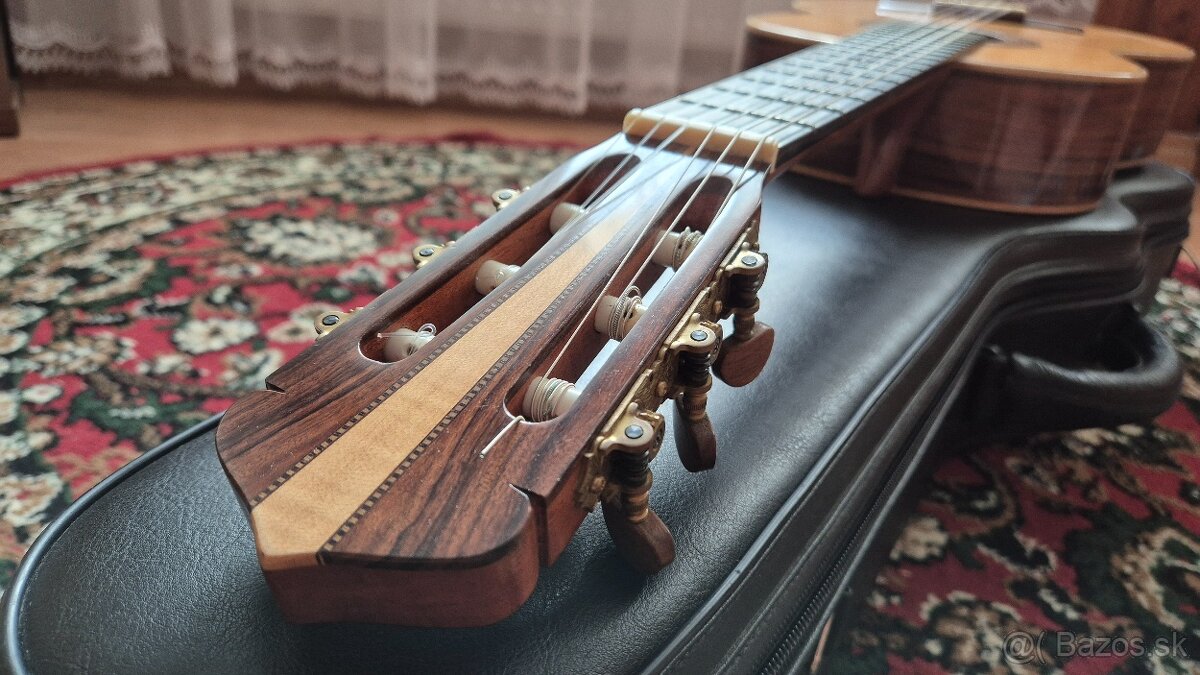 Guiseppe Guagliardo ručne vyrobená klasická gitara s kufrom - 4