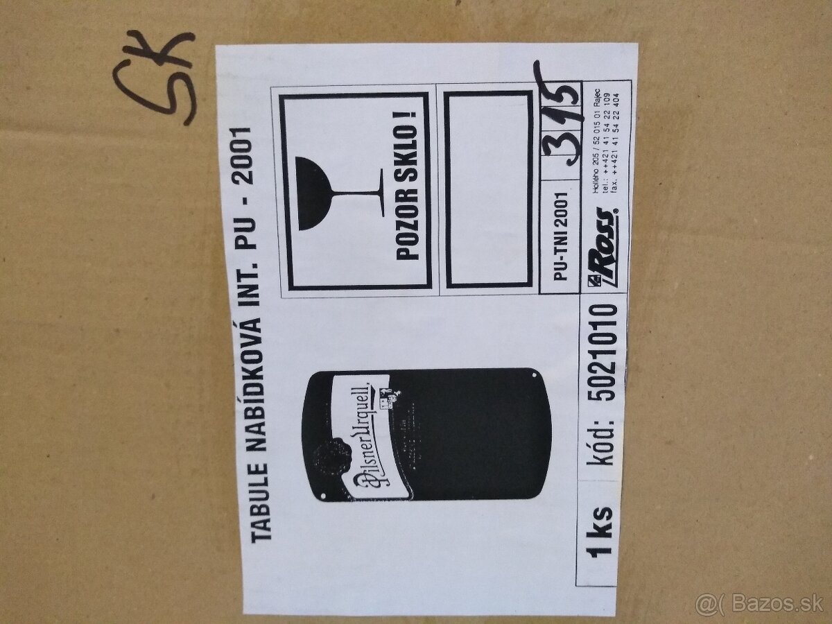 Ponuková tabuľa Pilsneru Urquell - 4