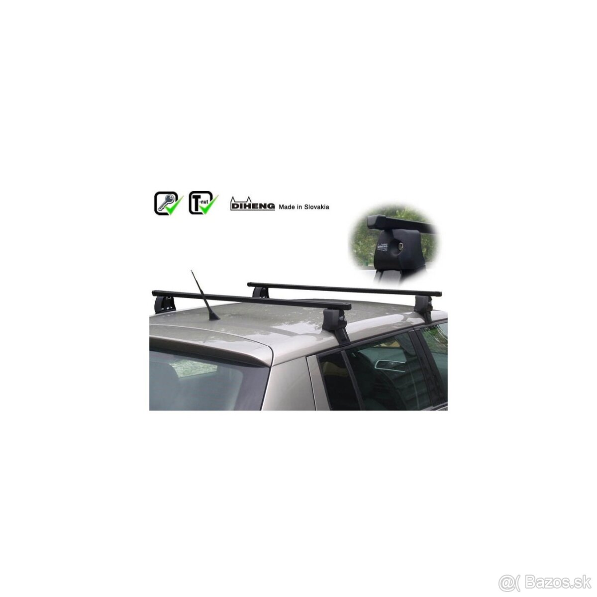 Strešný nosič Digeng D2000 pre Fabia 2 Hatchback - 4