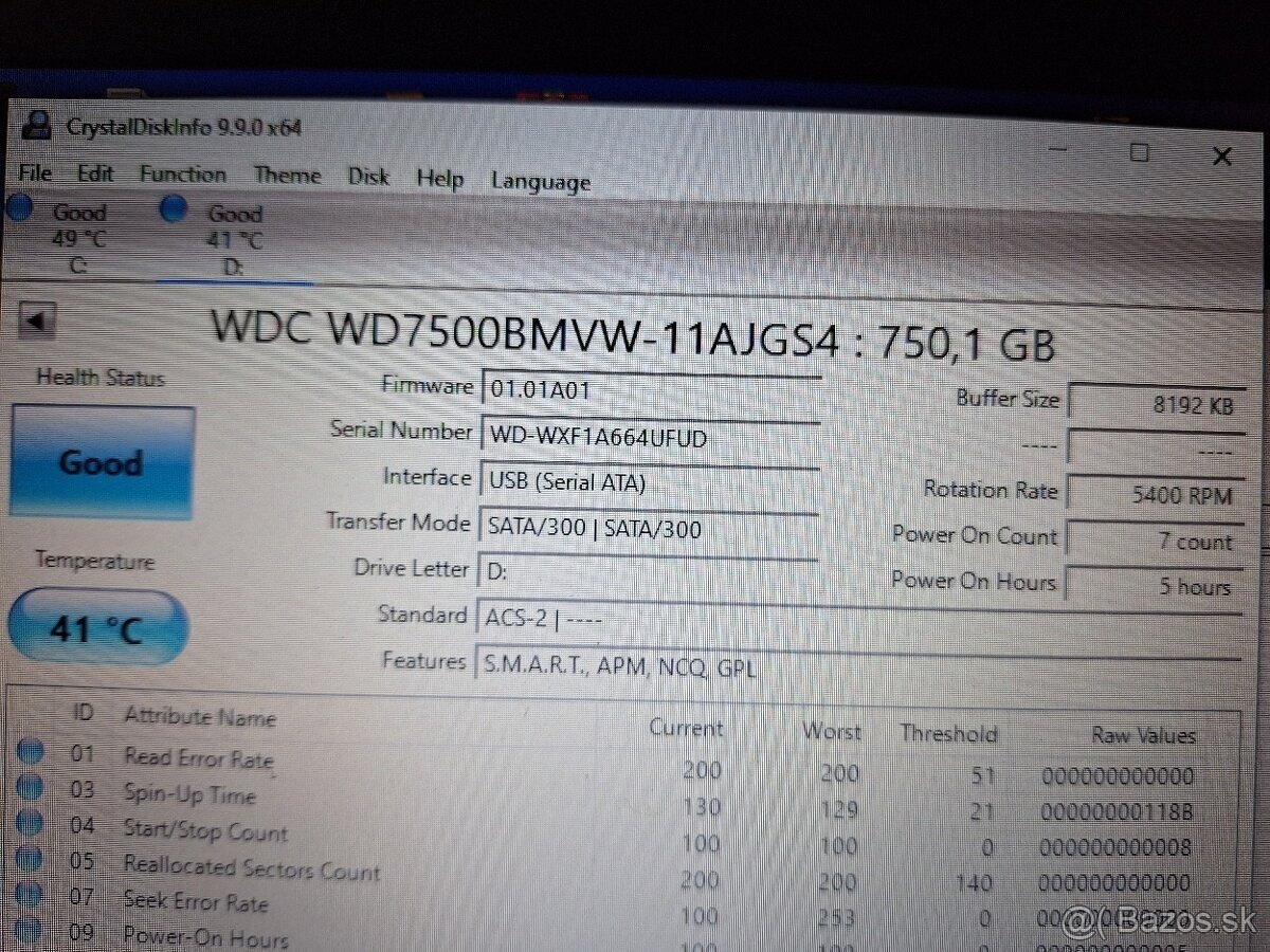 Externý HDD WD Elements 750GB USB 3.0 – 2.5" - 4