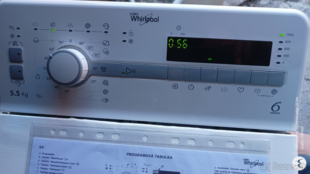 Predám práčku Whirlpool - 4