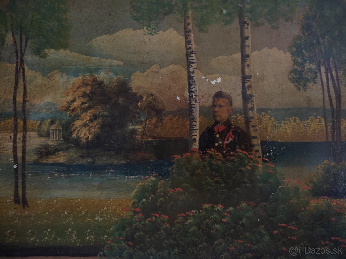 Predám starožitný obraz vojenský 1. svetová vojna - 4