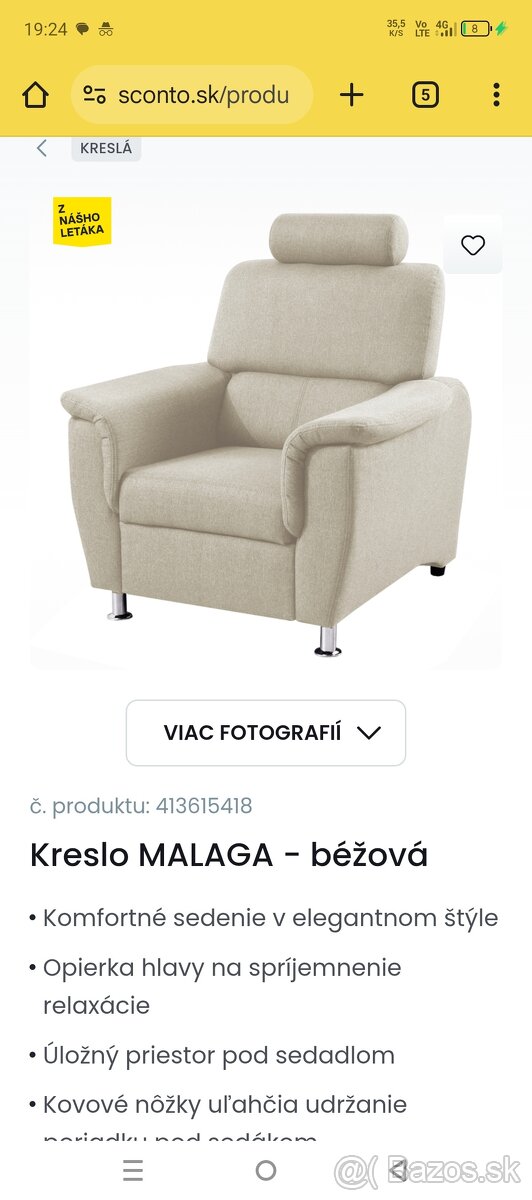 Sedacia súprava +2kreslá - 4