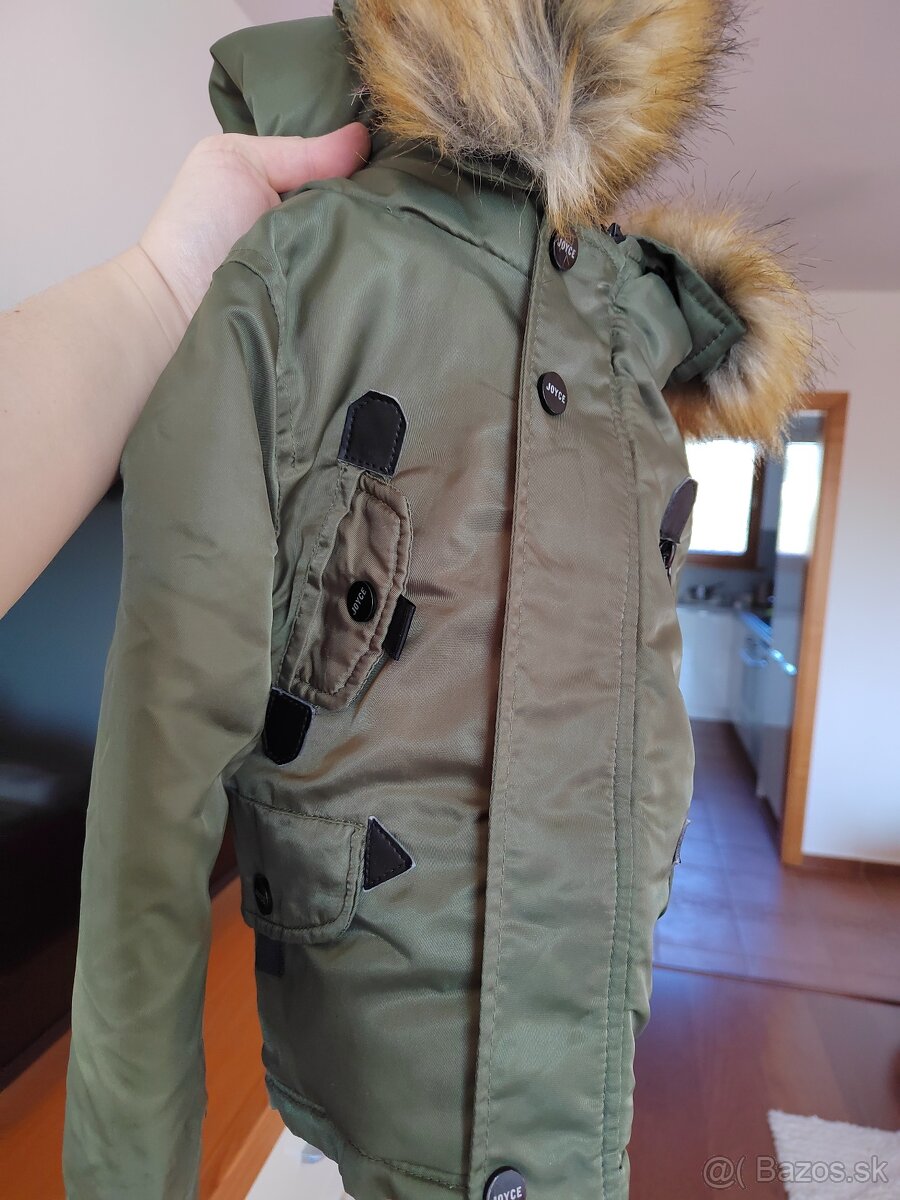 Zimná bunda s kožušinou v.1,5 - 2 r. - 4