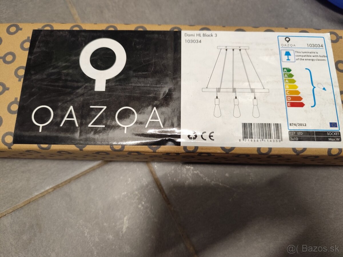 Predam zavesne lampy OAZOA Dami HL Black 3 - 4