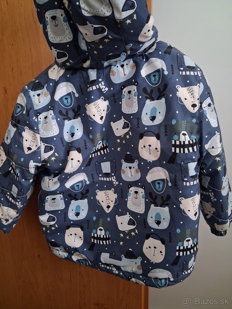 Chlapčenská Pidilidi zimná bunda modrá 92 - 4