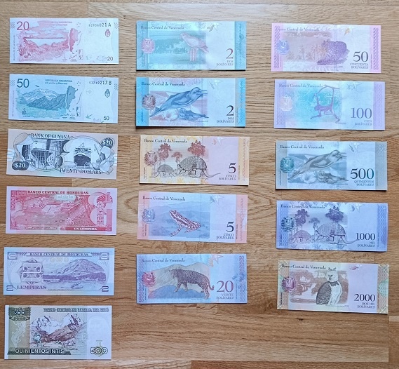 Bankovky mix svet UNC - 4