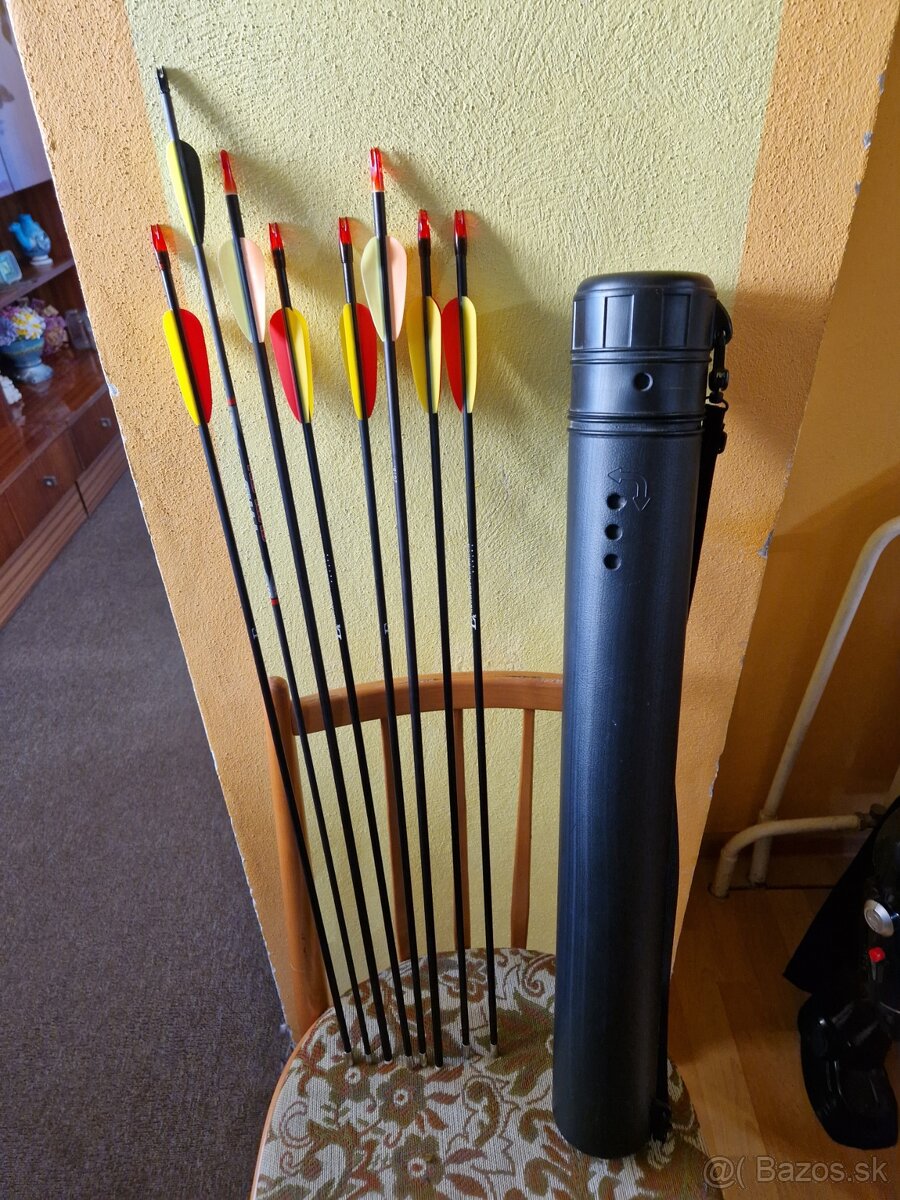 Predám kladkový luk Rex (20-65 lbs) s príslušenstvom - 4