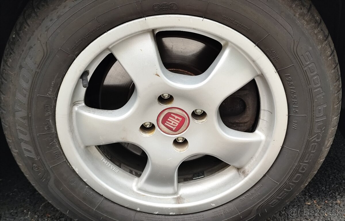 Komplety 4x98, 195/65R15, 7Jx15H2, ET43, Dunlop, letné - 4