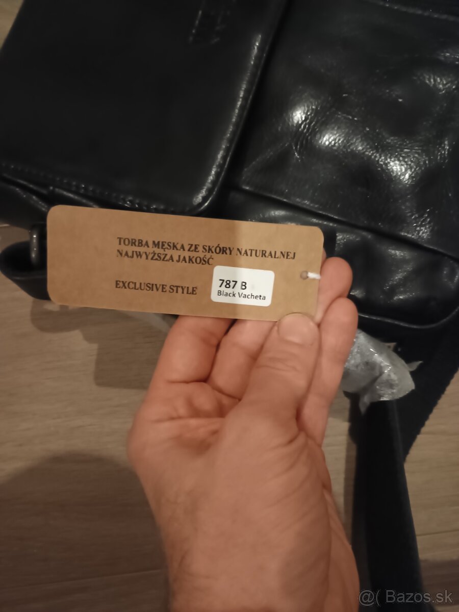 Predam pansku koženú kabelku - 4