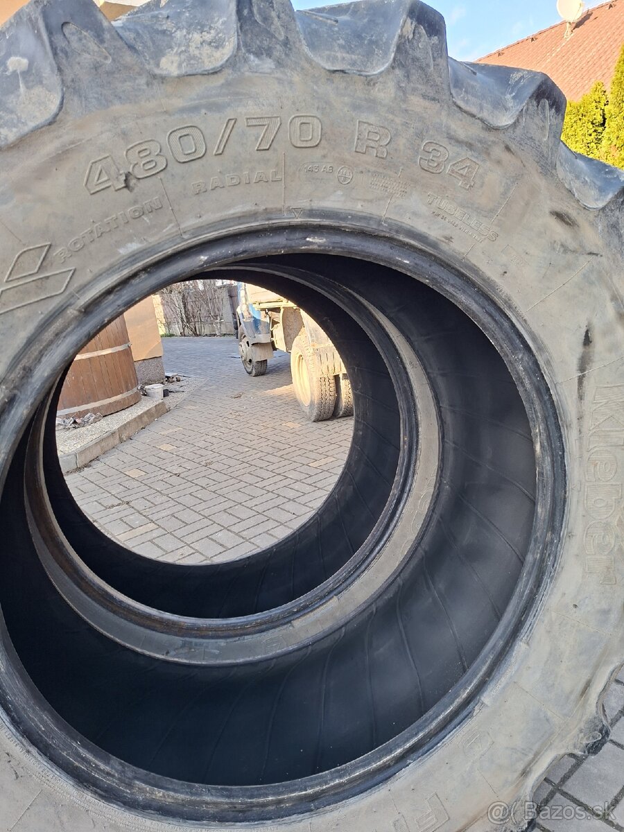 Predam traktorove pneumatiky 480/70 R34 - 4