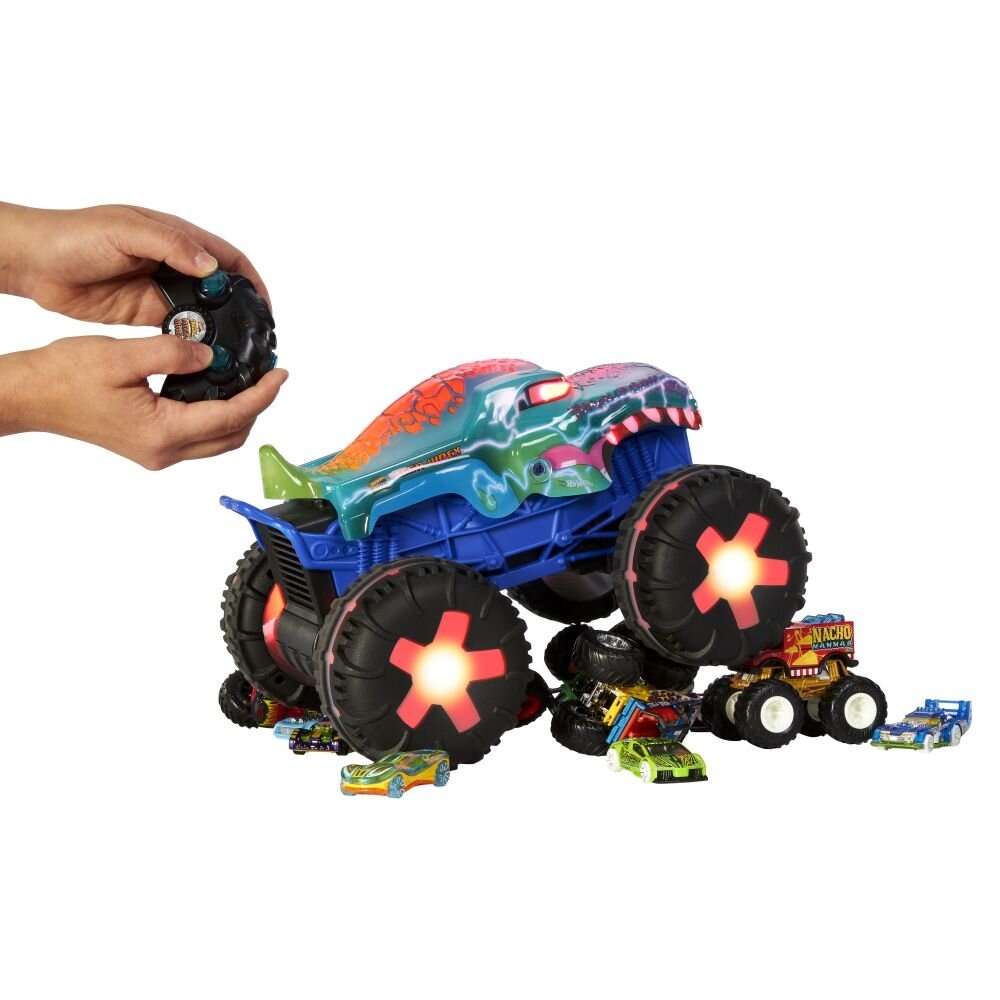 Mattel Hot Wheels RC Monster Trucks Mega, auto na dialkove - 4