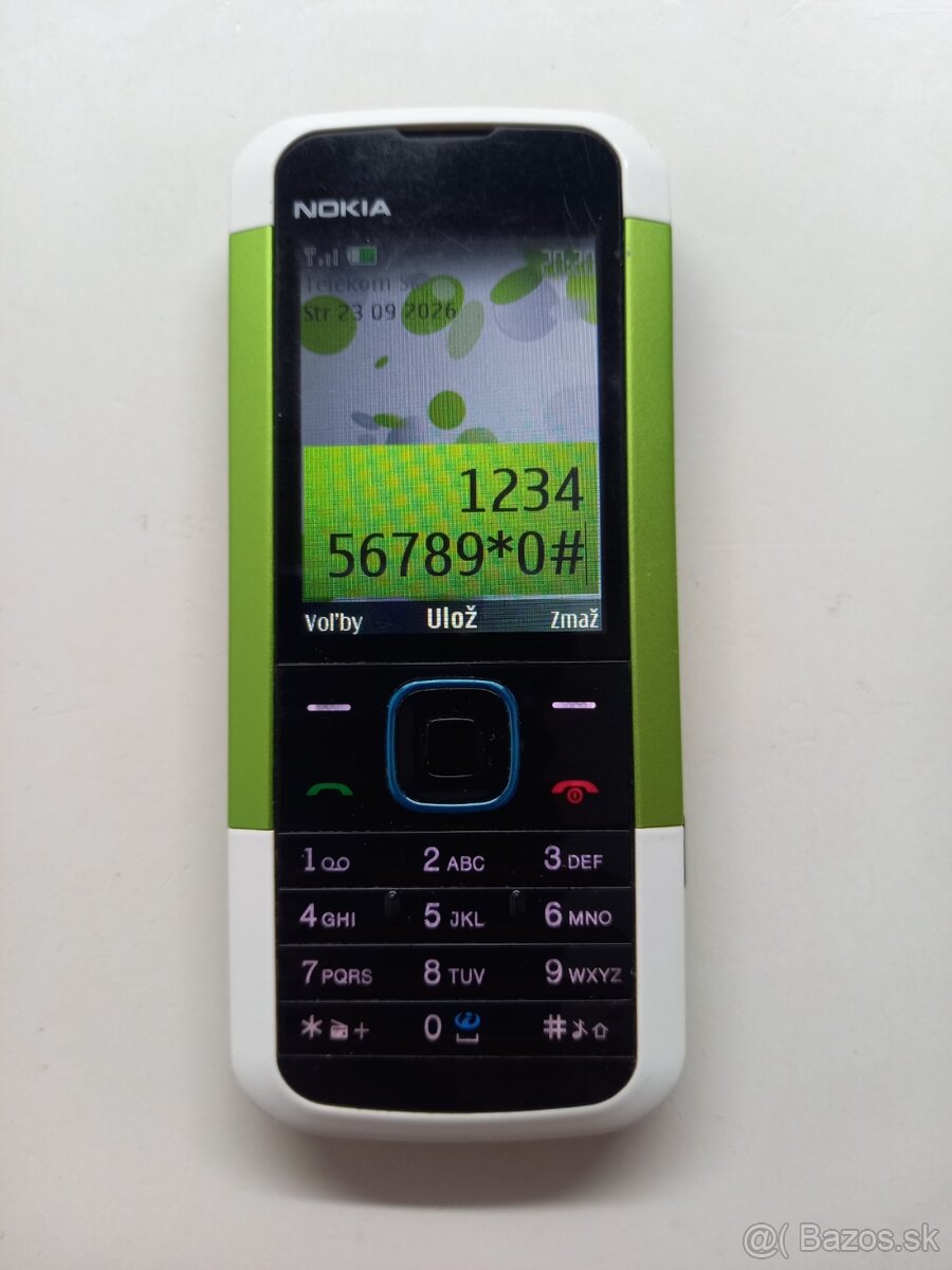 NOKIA 5000 Zeleno Biela Ako Nová Top Stav - 4