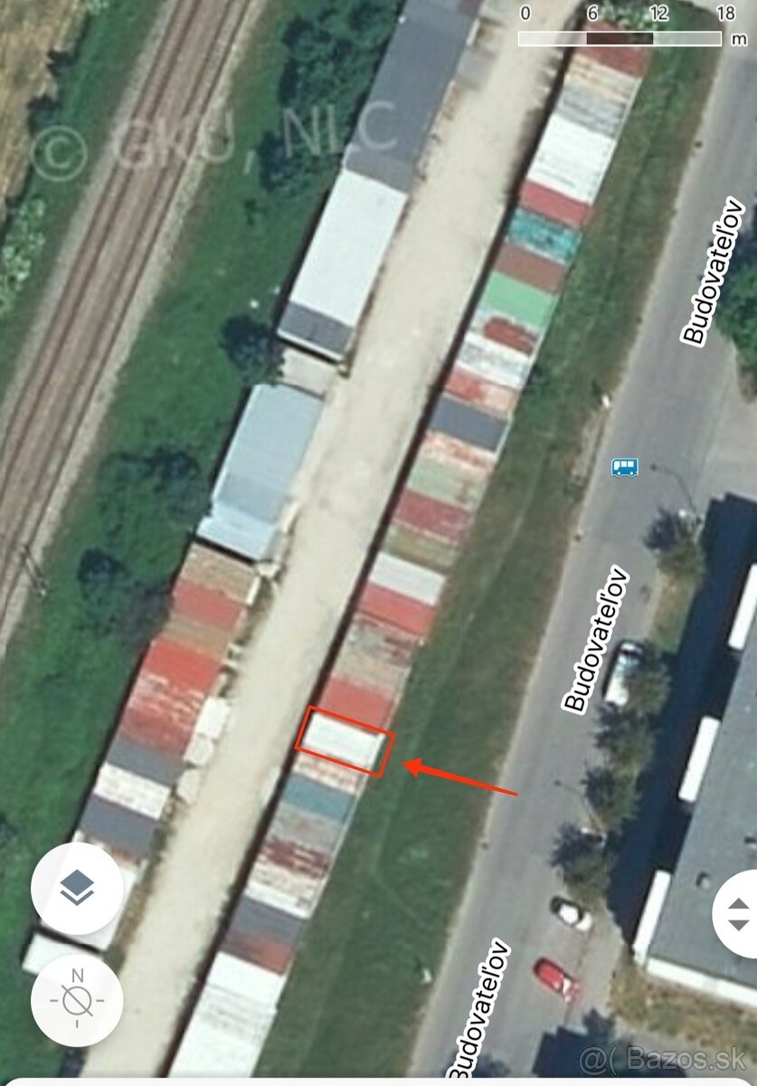 Garáž Martin sever ul.Budovateľov - 4