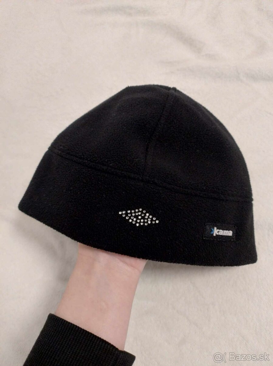 SET 3x čiapka značky Kama (ružová, čierna, biela) - 4