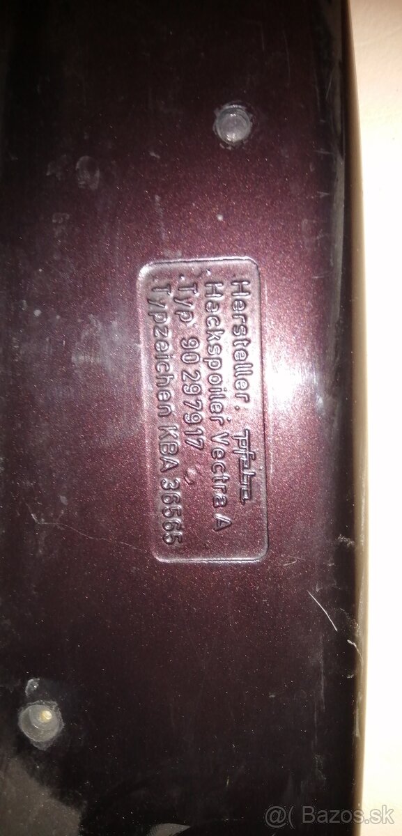 Zadné krídlo Vectra A - 4