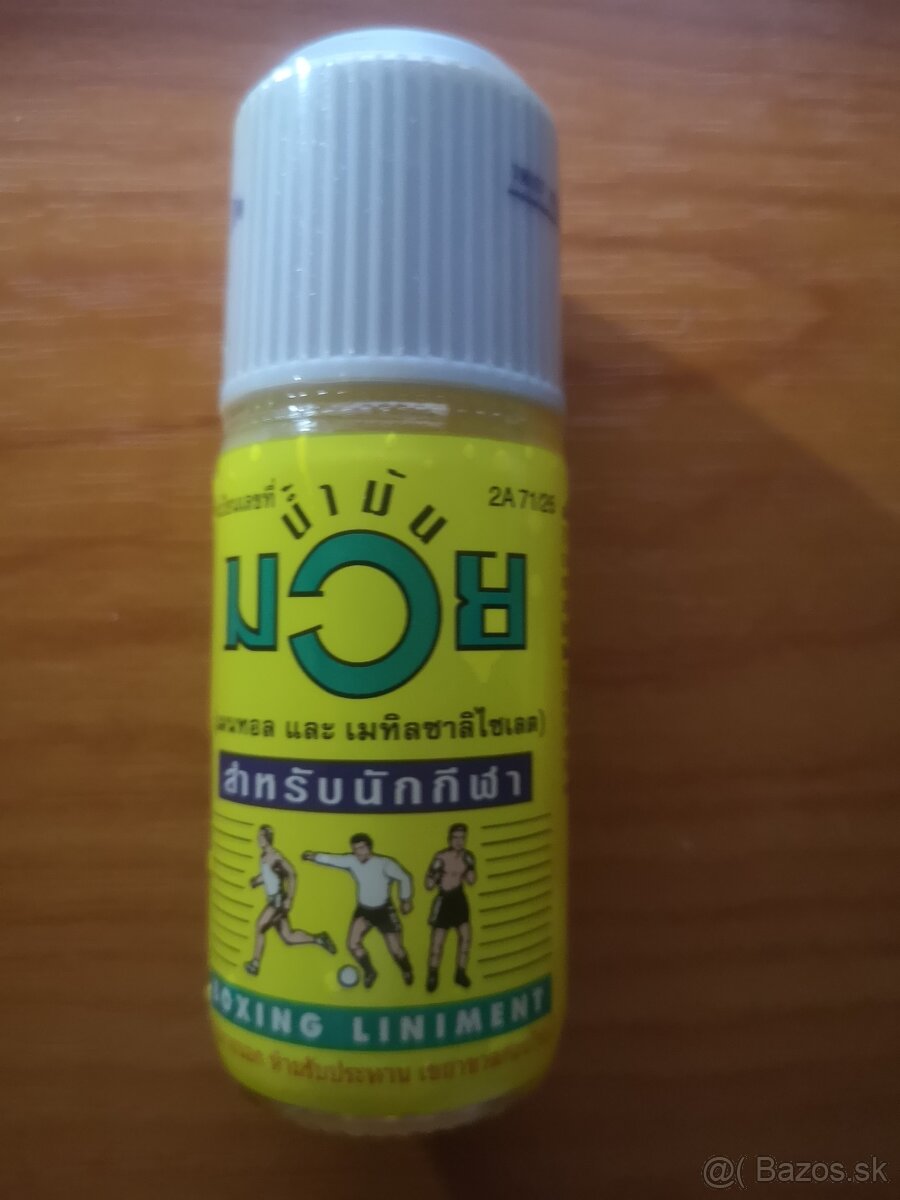 Muay thai originál thajská masť / olej s aplikatorom a iné. - 4