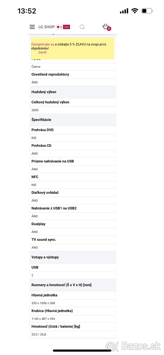 Reproduktor Xboom LG - 4