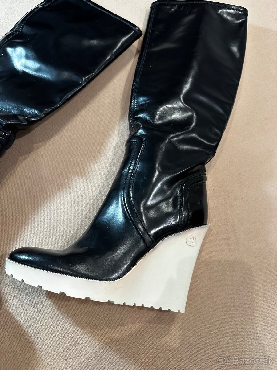 Gucci kožené čižmy - 4
