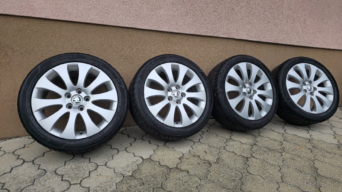 17'' disky originál Škoda Superb II - 4