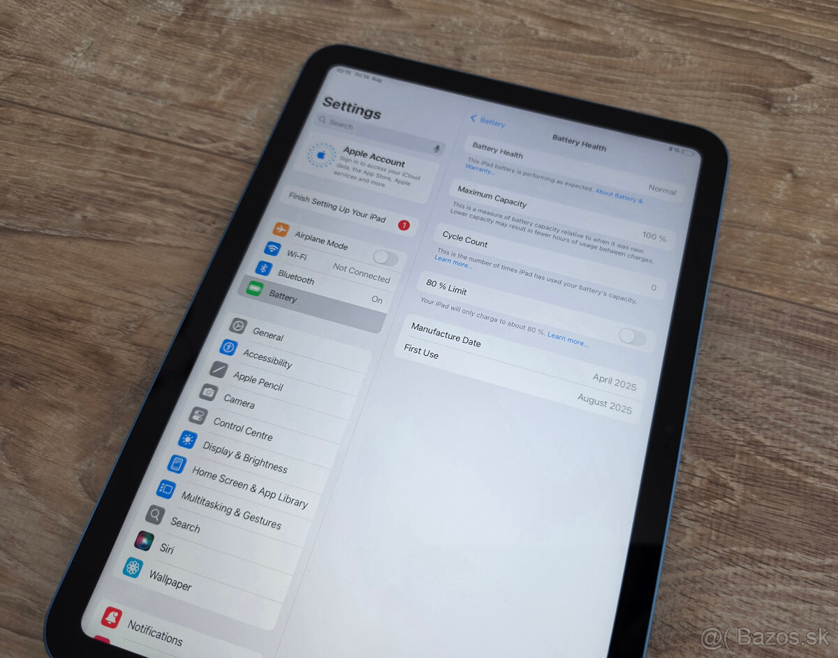 Apple iPad 11 128gb A16 modrý - 4