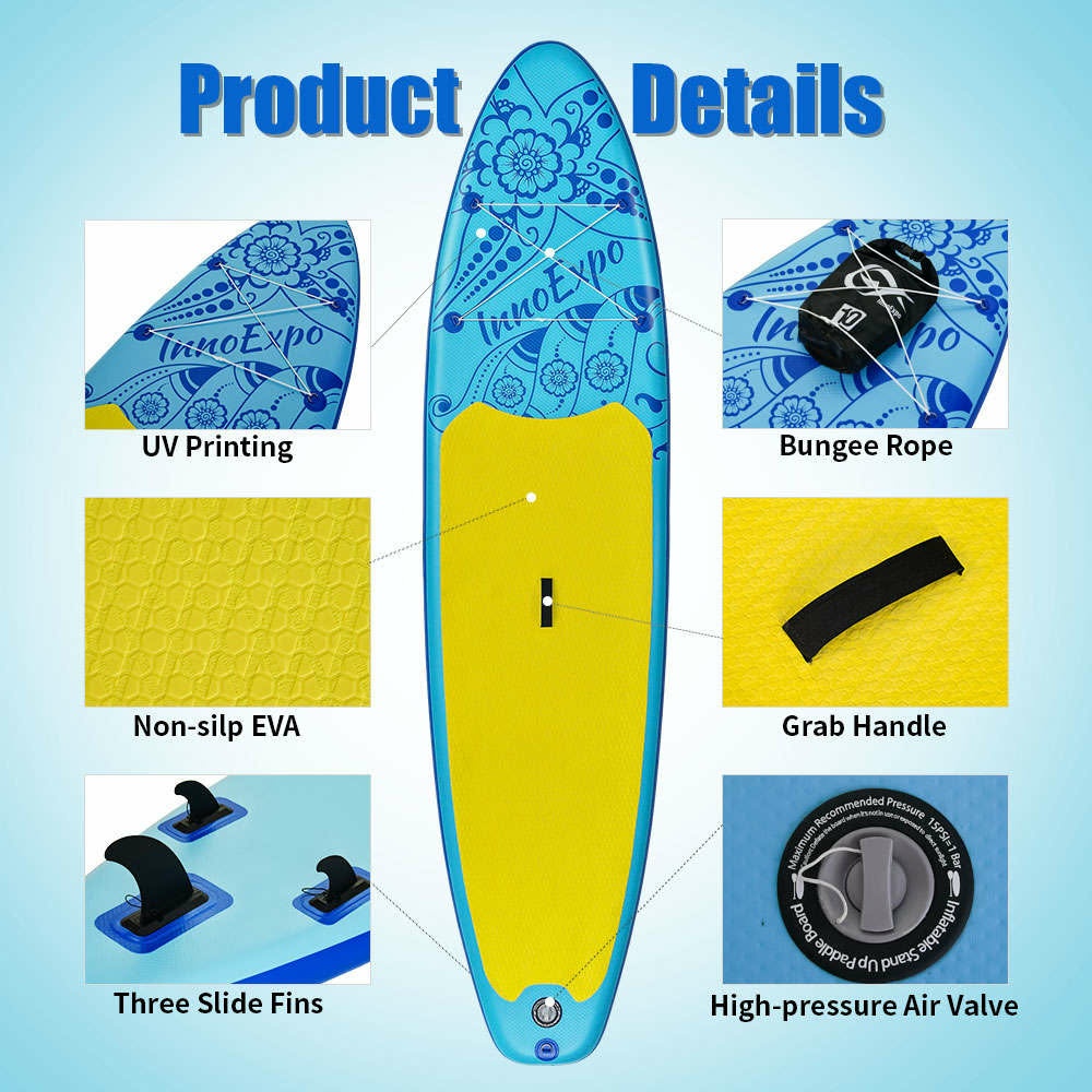 Paddleboard modro-zlty expo - 4