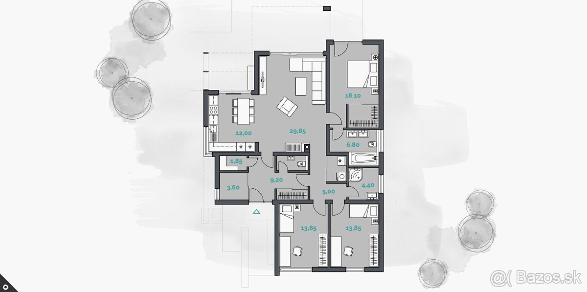 Pozemok v Košiciach – Šaci so stav. povolením a projektom - 4