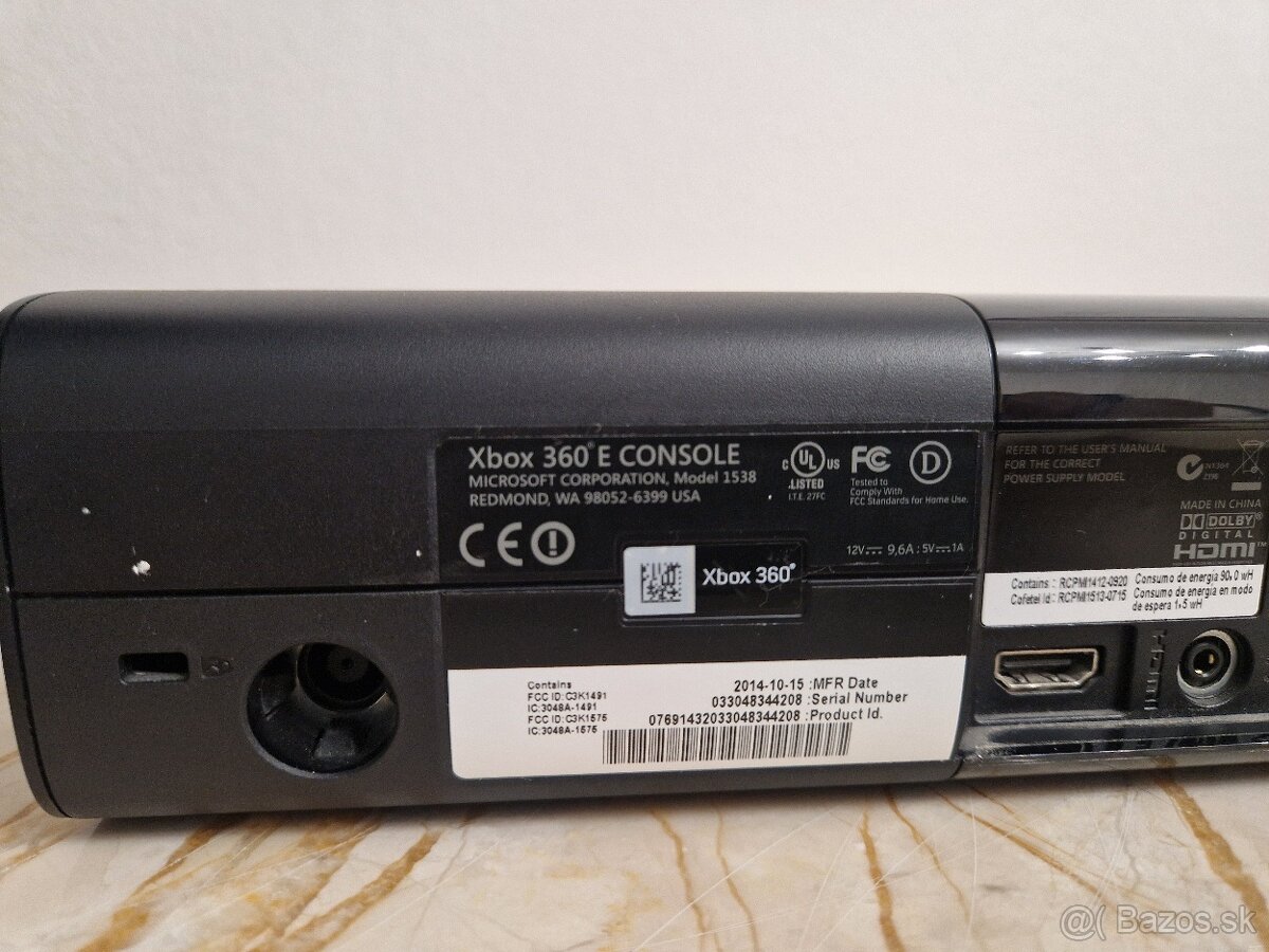 XBOX 360 E 500GB herná konzola + 2x ovládač a 4 hry č.2 - 4