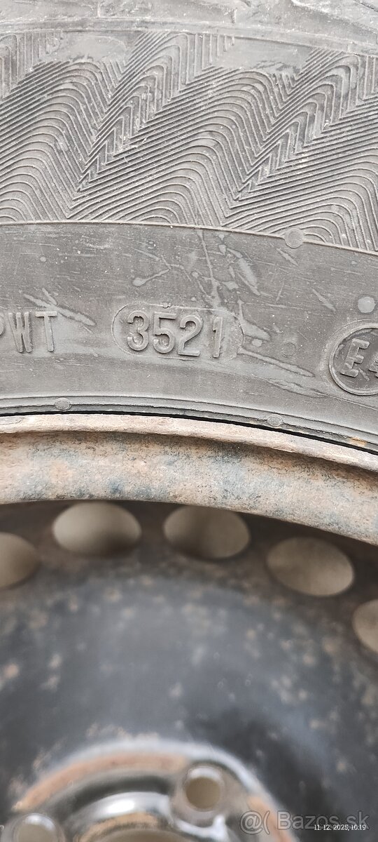 Zimné pneumatiky Matador na plechových diskoch - 4