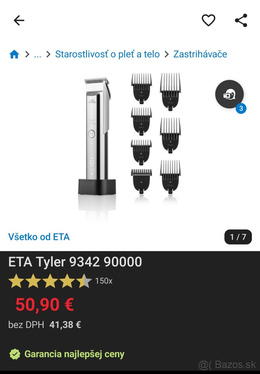 Strojček ETA Tyler - 4