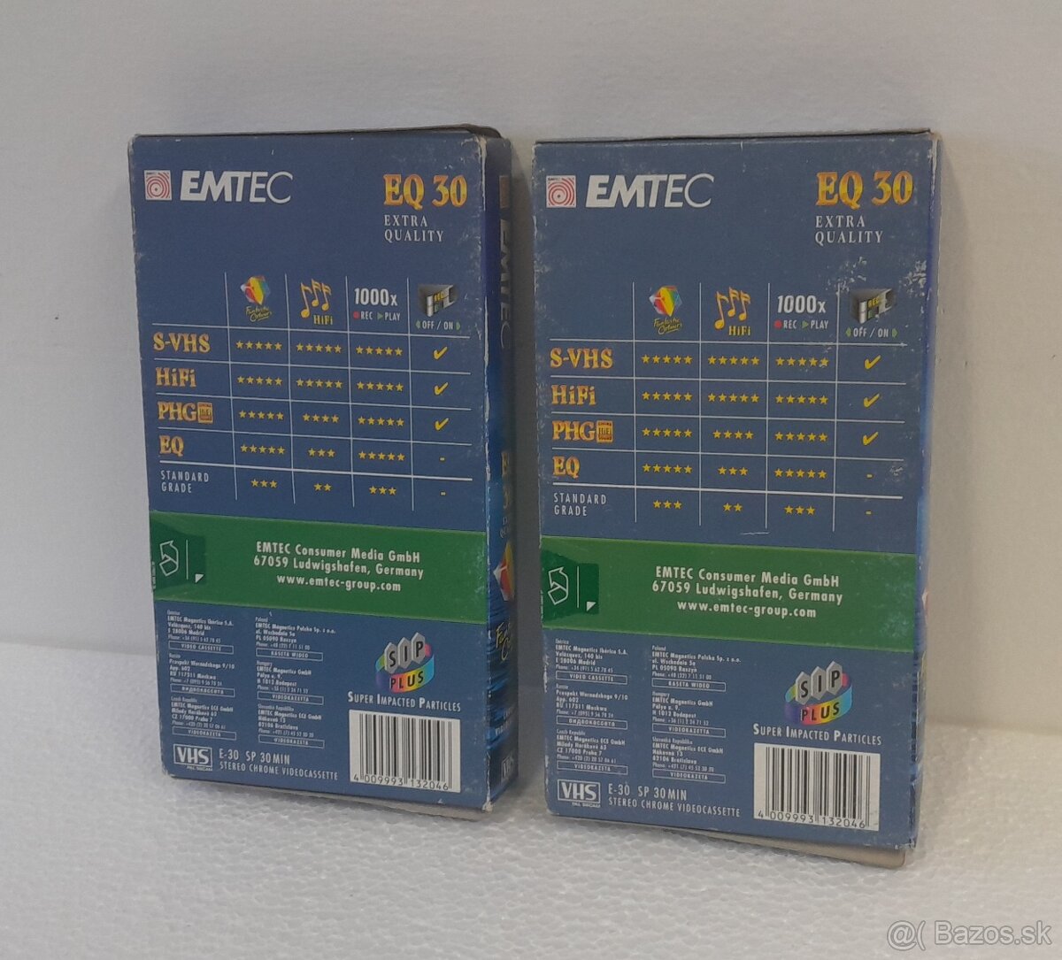 Predám nové videokazety EMTEC , TDK - 4