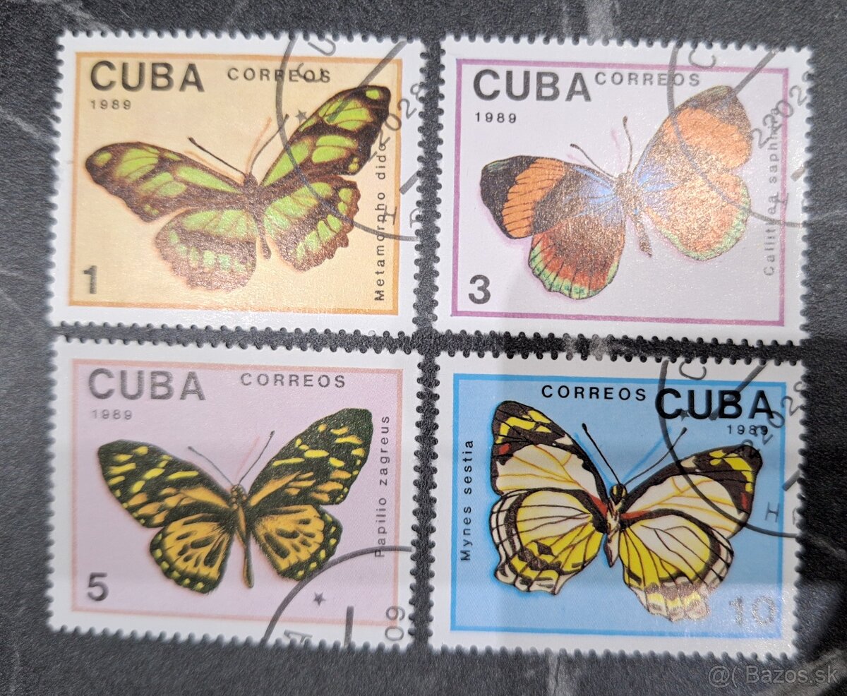 Poštové známky série - 4