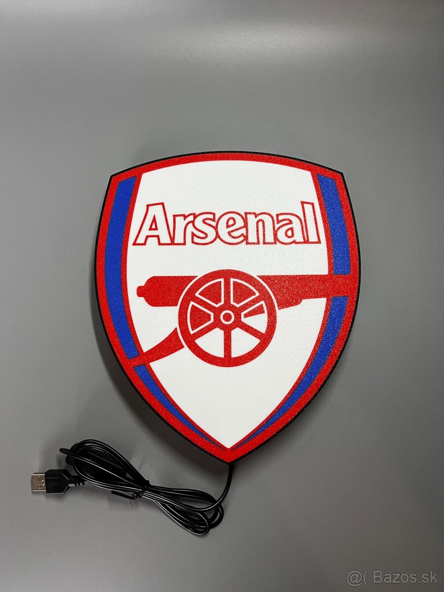 Arsenal LED logo lampa - 4