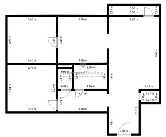 NA PREDAJ 3 IZBOVÝ BYT S LOGGIOU PO NOVEJ REKONŠTRUKCII | ŠK - 4