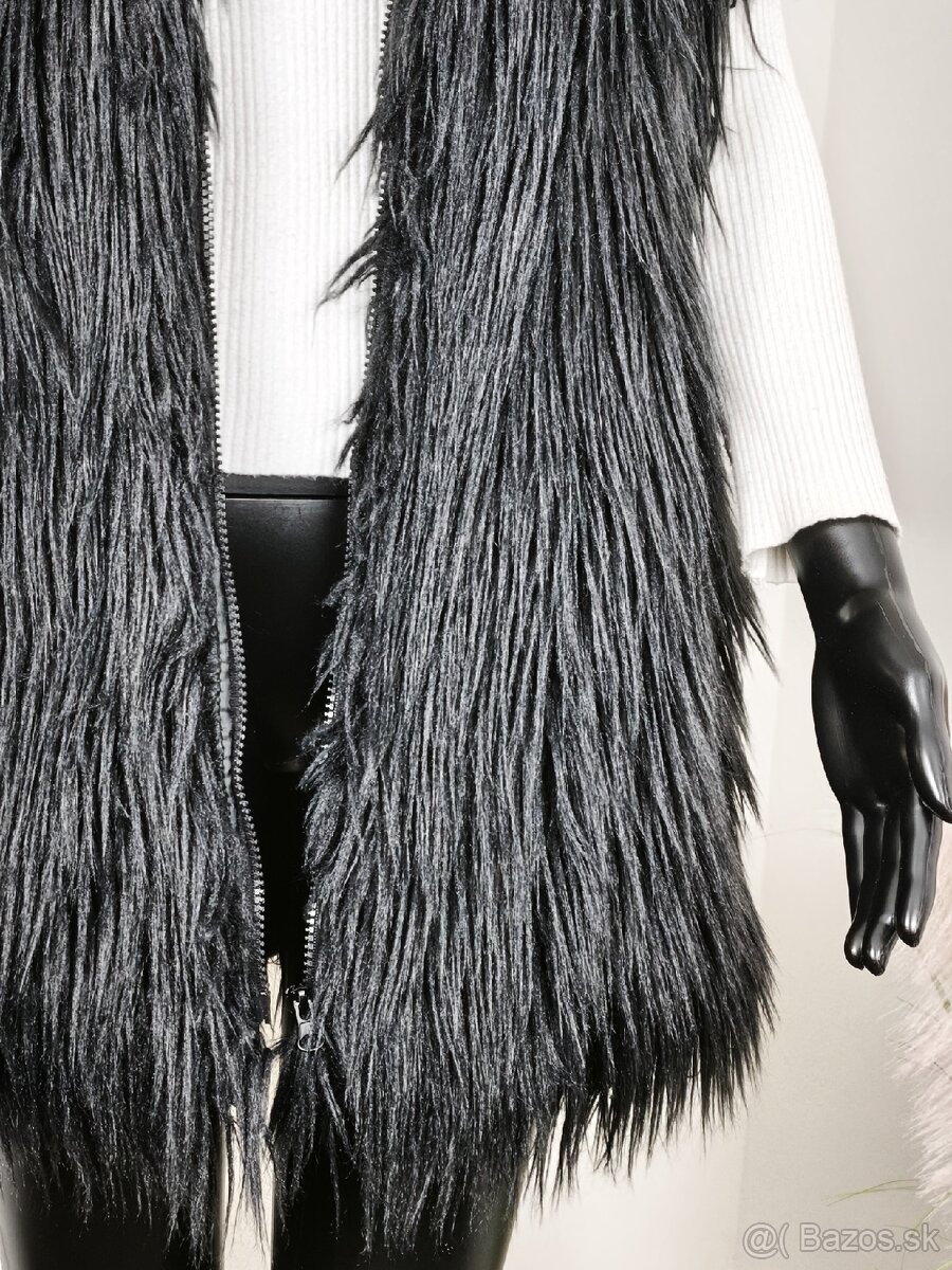 Dámska huňata vesta - 4