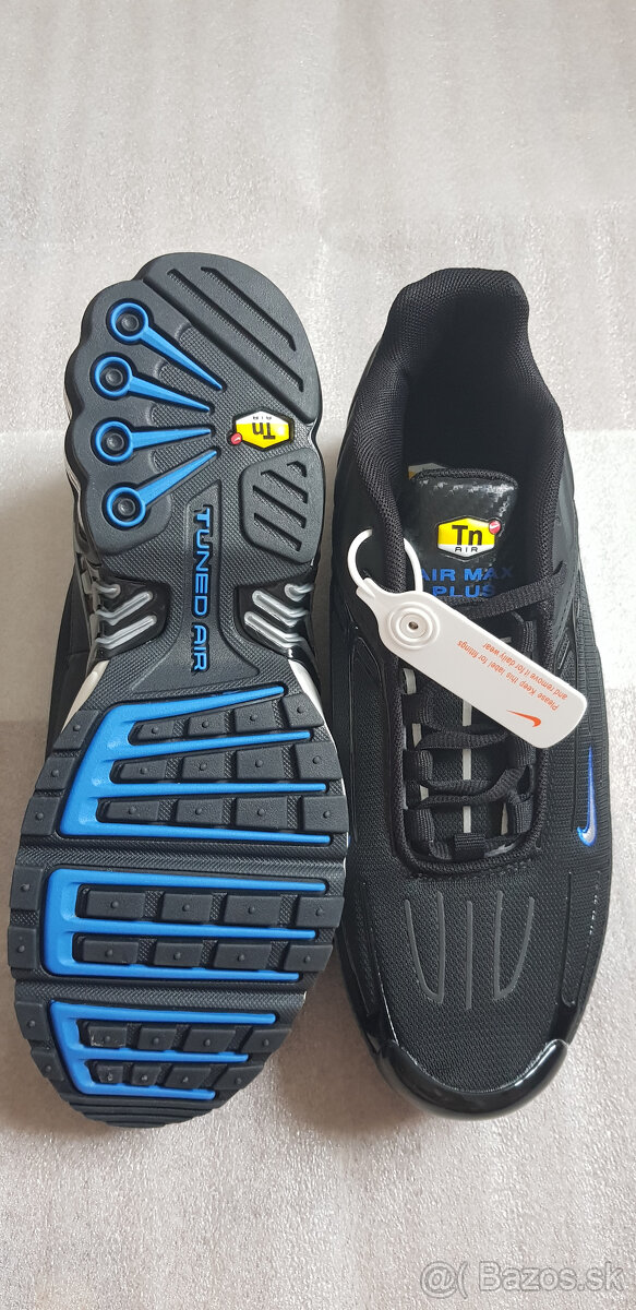 NIKE TN TUNED AIR BLACK BLUE. - 4