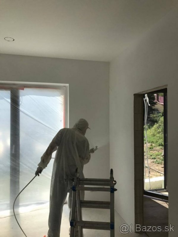 Strojové omietky , Potery , Sadrokartony , Malovanie - 4