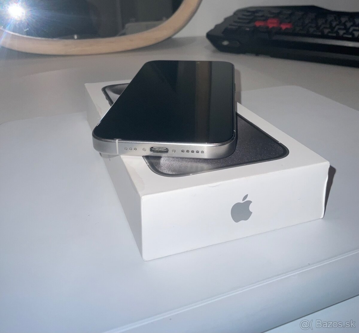 iPhone 15 pro 256GB natural titanium - 4