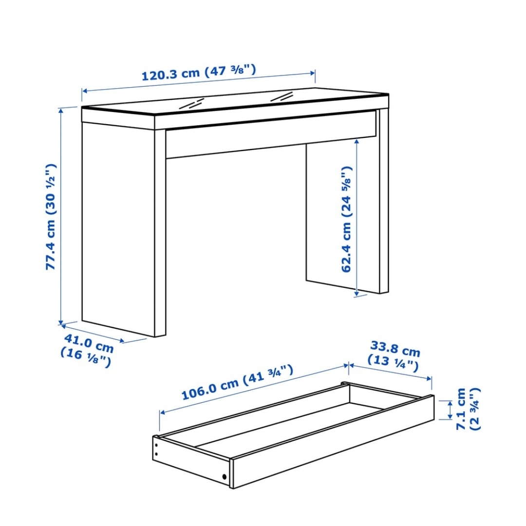 Toaletný stolík z IKEA - 4