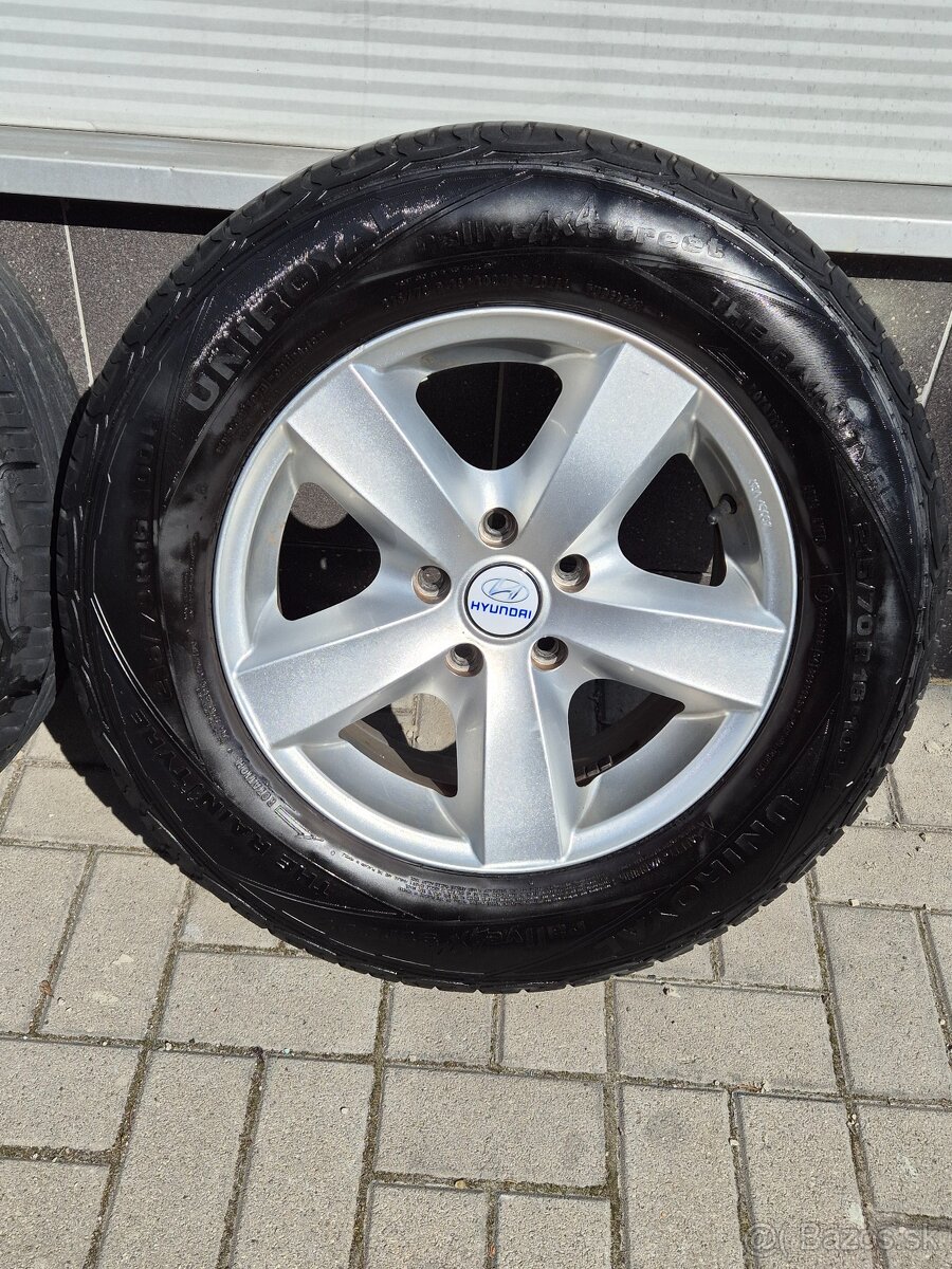 Hyundai IX 35 disky s letnými pneu - 4