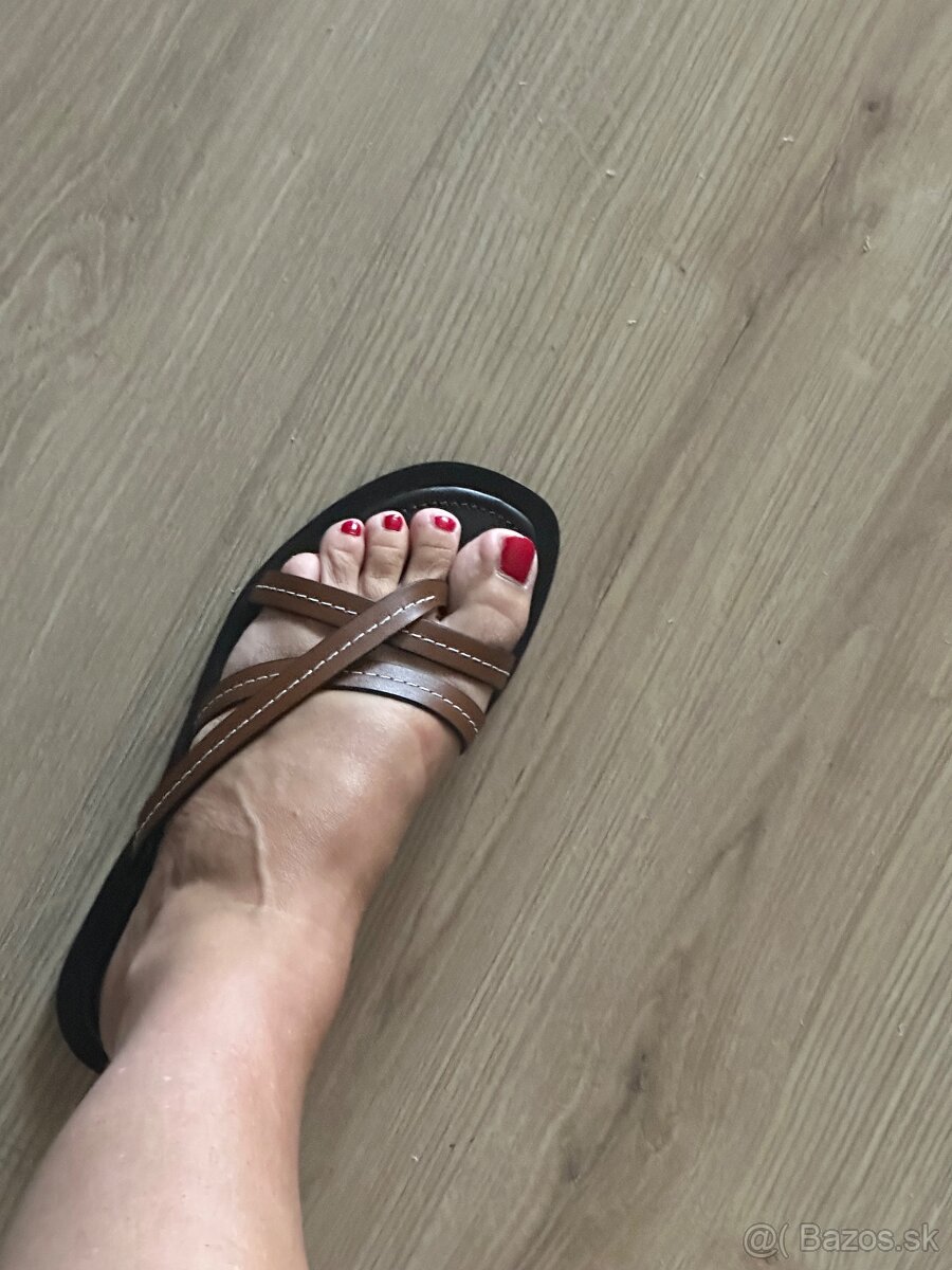 Zara kožene sandale (40) - 4