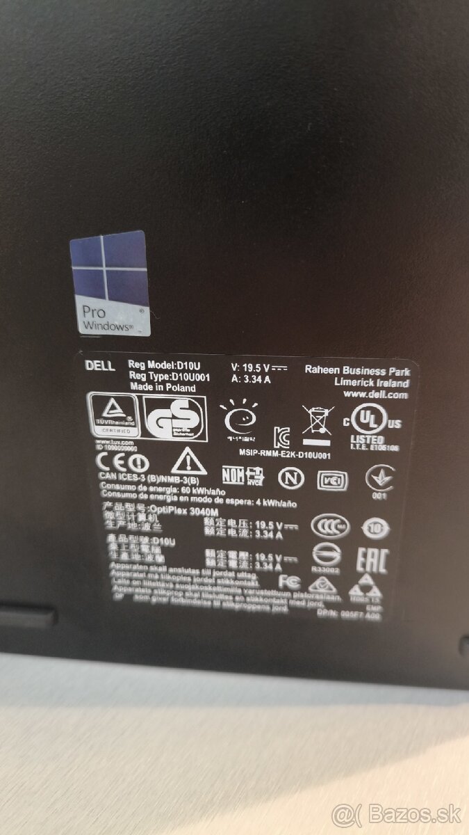 Dell OptiPlex 3040 Micro PC / Počítač - 4