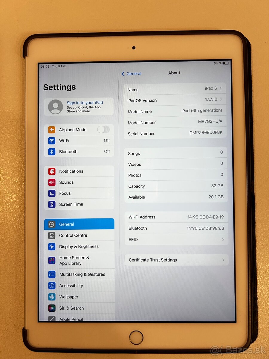 iPad 6.generácie Wi-fi - 4