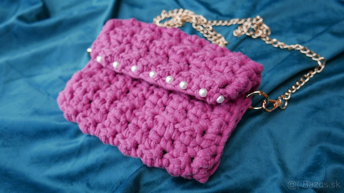 Predam mini háčkovanú kabelku - 4