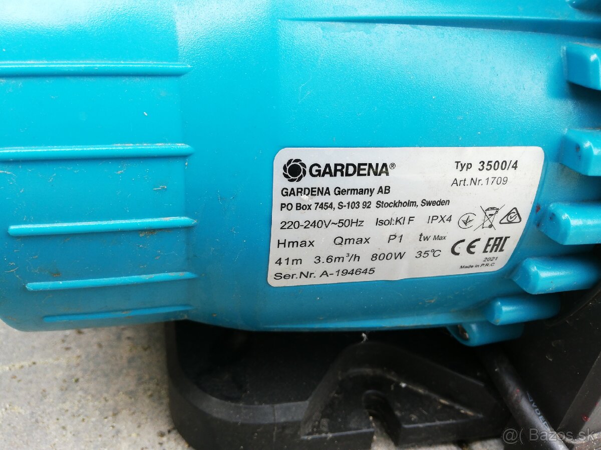 Gardena 800w záhradné čerpadlo - 4