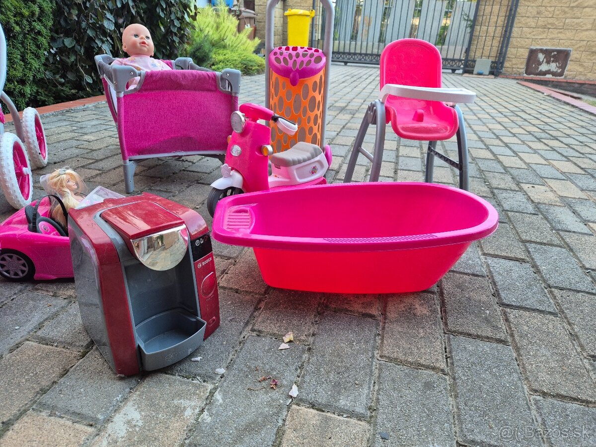 Set pre deti, kocik, babiky, postielka, skuter, taska - 4