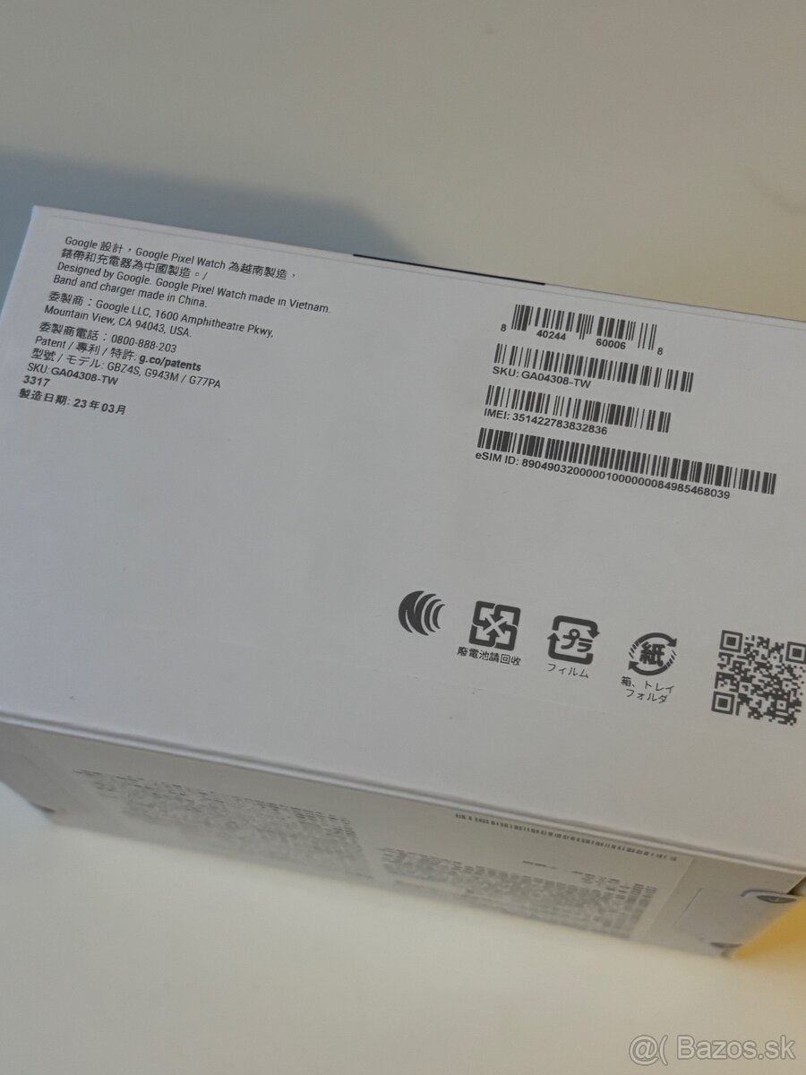 Google Pixel Watch LTE nové - 4