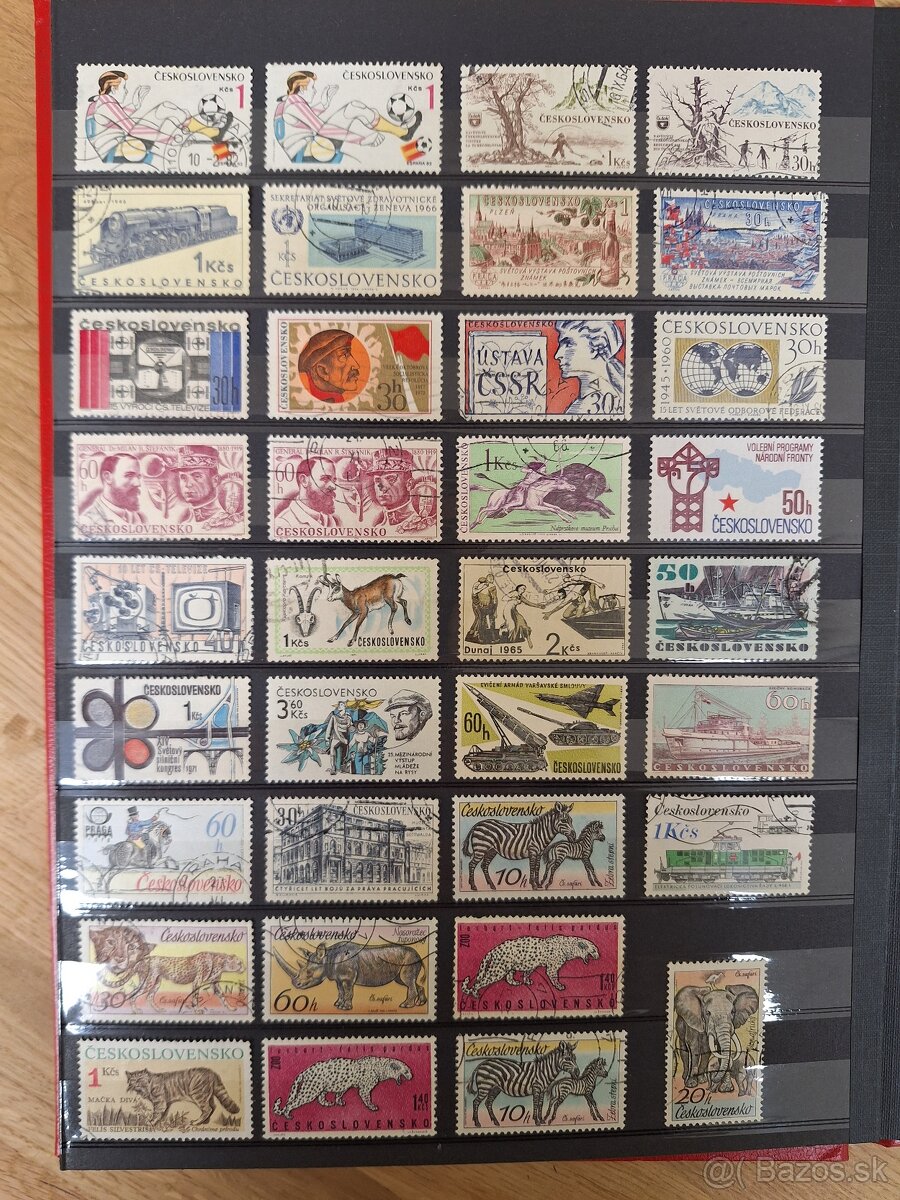 Známky Československo 1 - 4