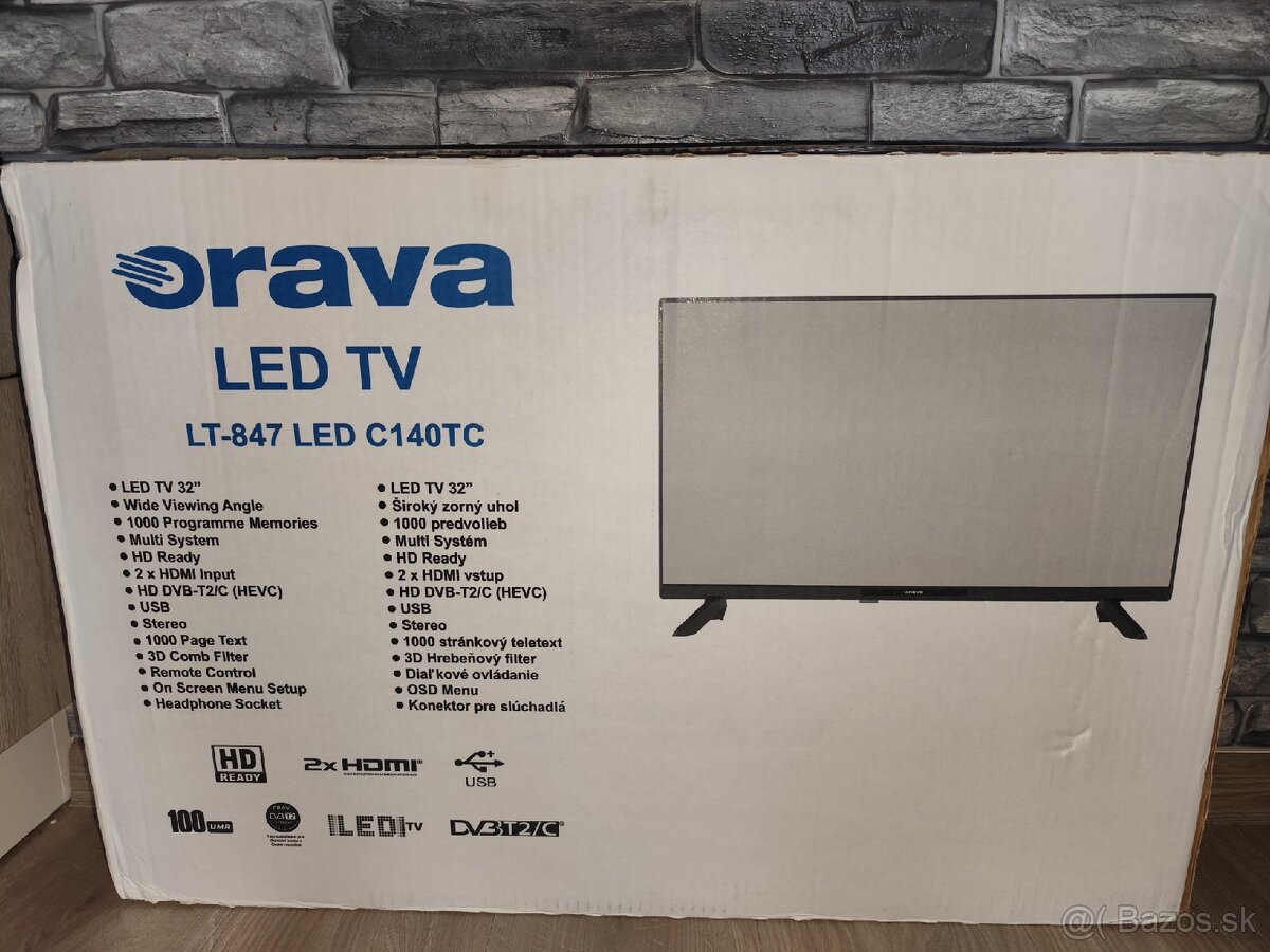 Predám Televízor Orava LT-847 LED C140TC - 4