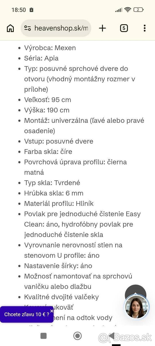 Posuvné sprchovacie dvere - 4